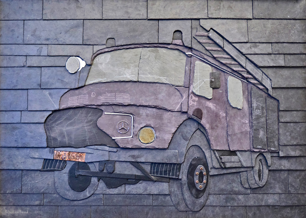 PRIOrnamentHWK202001 156a Feuerwehrwagen